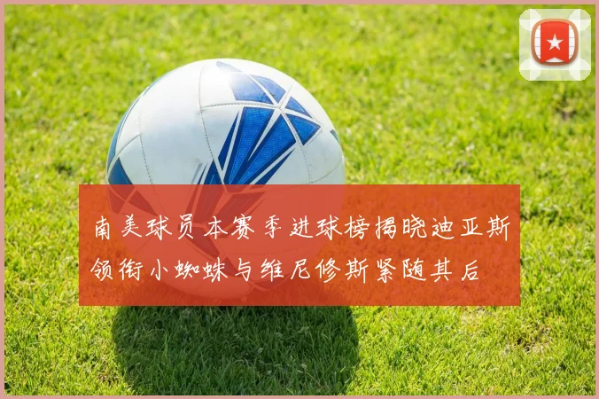 南美球员本赛季进球榜揭晓迪亚斯领衔小蜘蛛与维尼修斯紧随其后